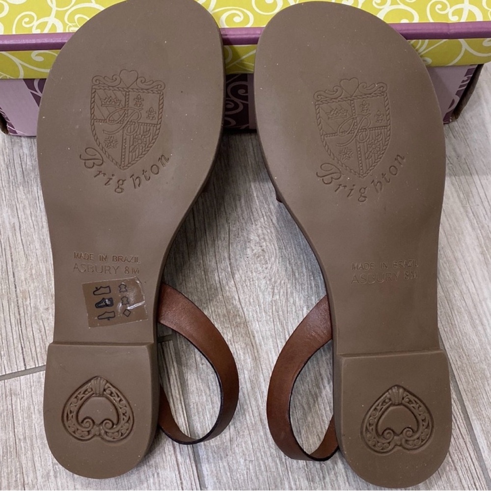 Brighton Asbury Caramel Sandals - Picture 8 of 9